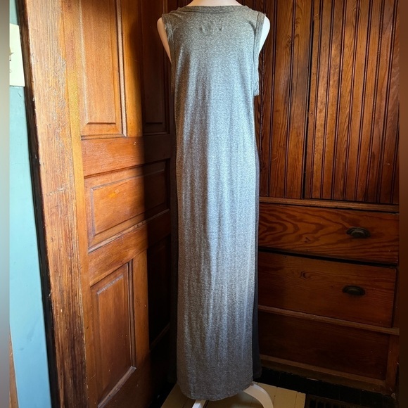 Current/Elliott The Perfect Muscle Tee Maxi Dress Size 3 Heather Gray Panel - Picture 4 of 8